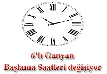 6’lı Ganyan’ın başlama saatleri değişiyor