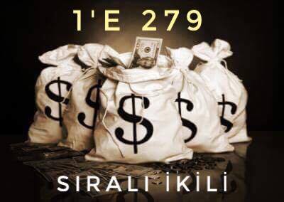 1'e 279 Oranlık Sıralı İkili